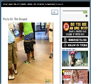 Epic WTFs Website Screen Shot
