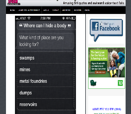 Why Siri Why Website Screenshot